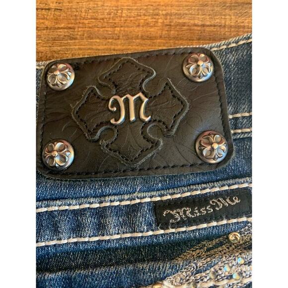 MISS ME Women’s Bling Angel Boot Cut Jeans / Size: 29 - Picture 6 of 14